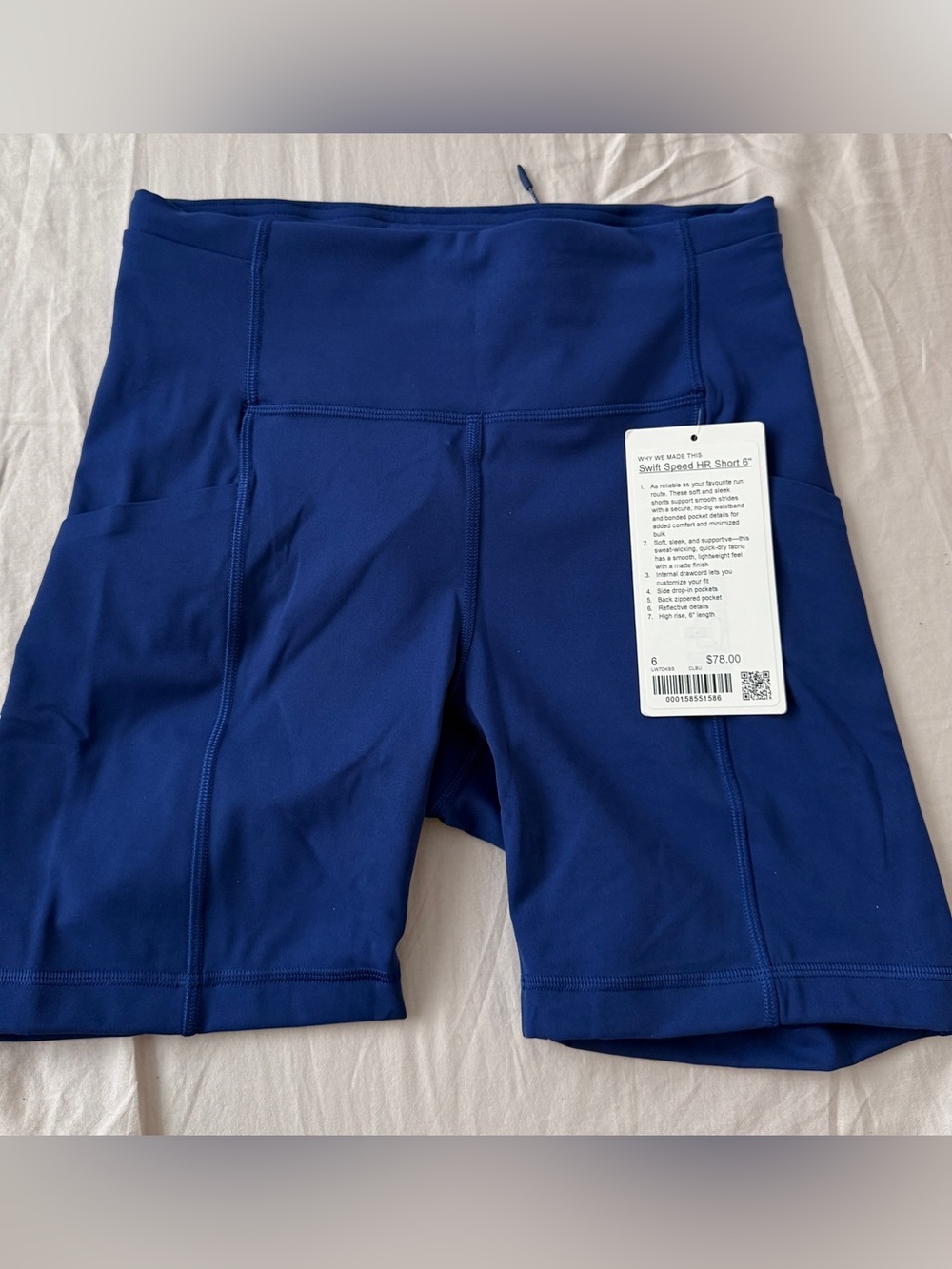 Lululemon Swift Speed High Rise Shorts 6”